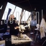 Sylvia Willink at home in Amsterdam.

[keywords]Posed, Half Length, Eyecontact, Smiling, Atelier[/keywords]